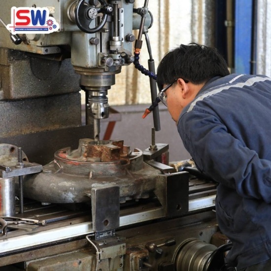 รับกลึง รับกัดเฟือง งานCNC ระยอง - โรงกลึงทับมา ระยอง - เอส ดับบลิว แมชชีน